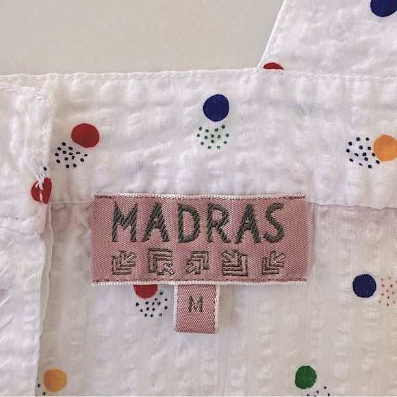 MADRAS by A.P.C. Seersucker Tank Top, M - Picture 5 of 7